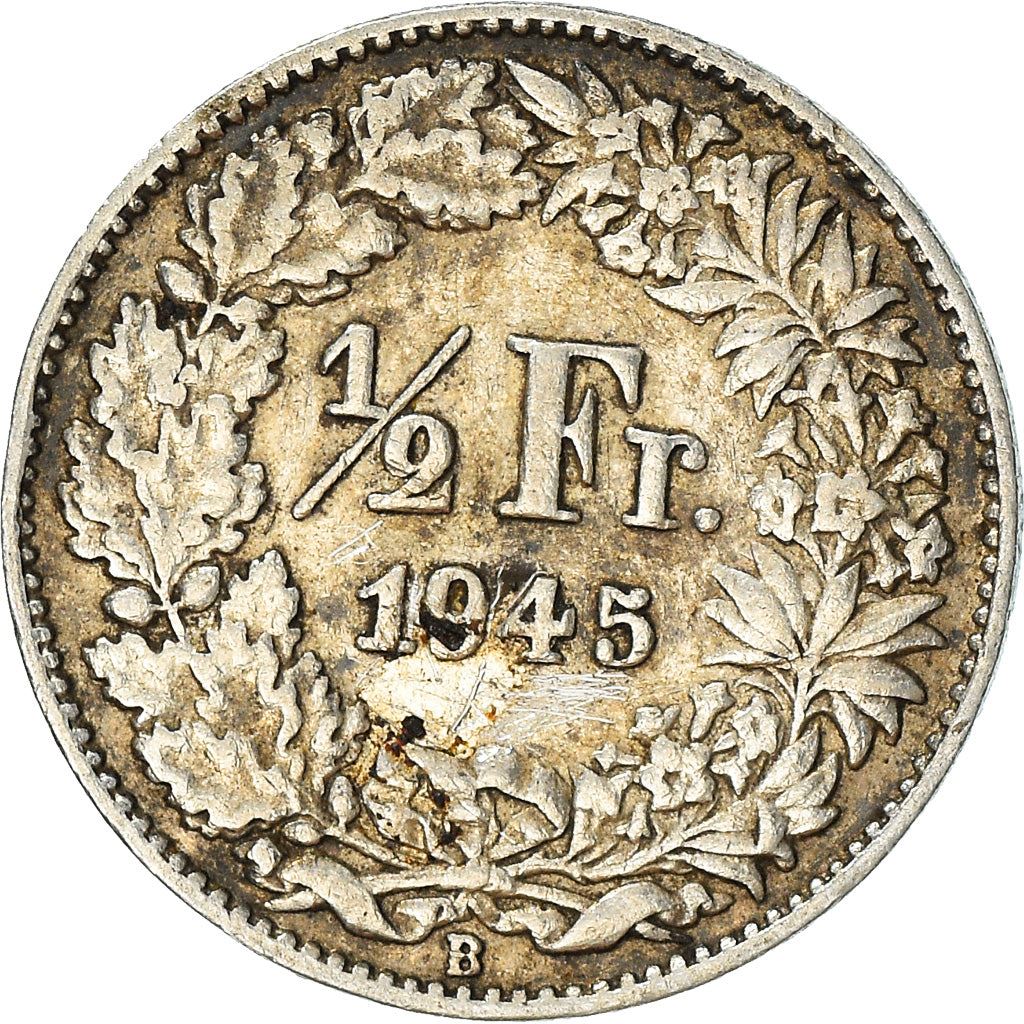 Switzerland Coin Swiss ½ Franc | Helvetia | KM23 | 1875 - 1967