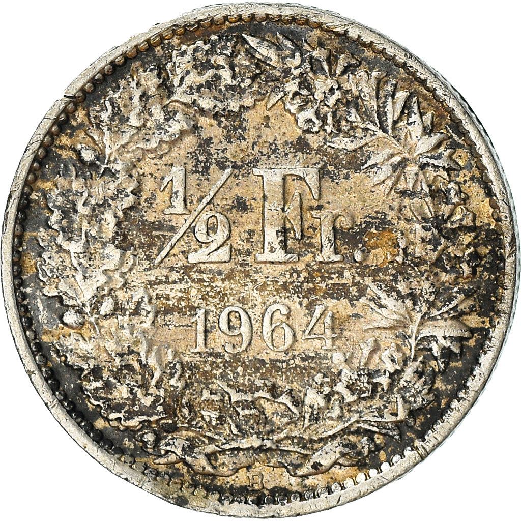 Switzerland Coin Swiss ½ Franc | Helvetia | KM23 | 1875 - 1967