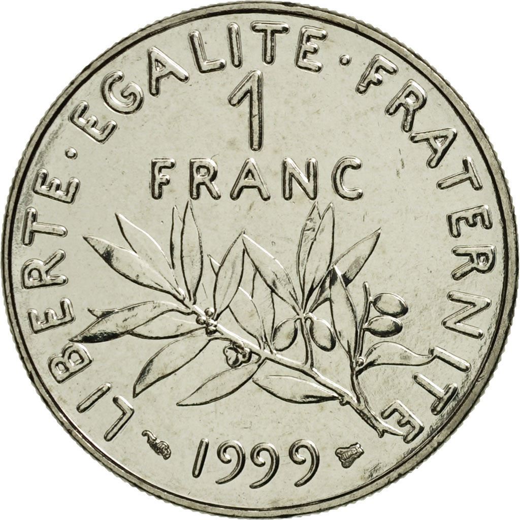 French Coin 1 Franc | Signature O. Roty | KM925.1 | France | 1959 - 2001