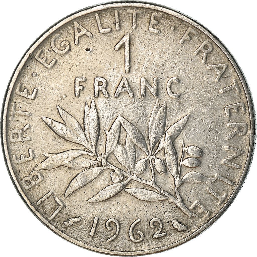 French Coin 1 Franc | Signature O. Roty | KM925.1 | France | 1959 - 2001