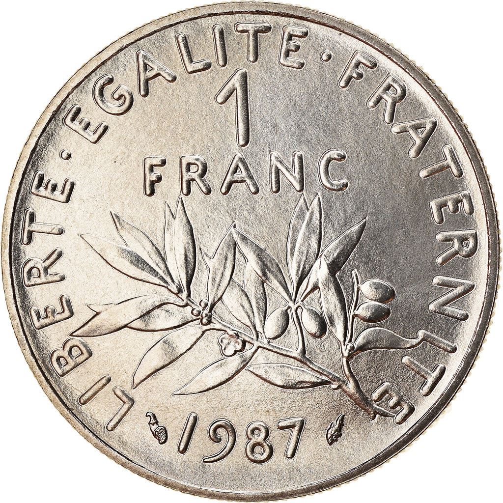 French Coin 1 Franc | Signature O. Roty | KM925.1 | France | 1959 - 2001