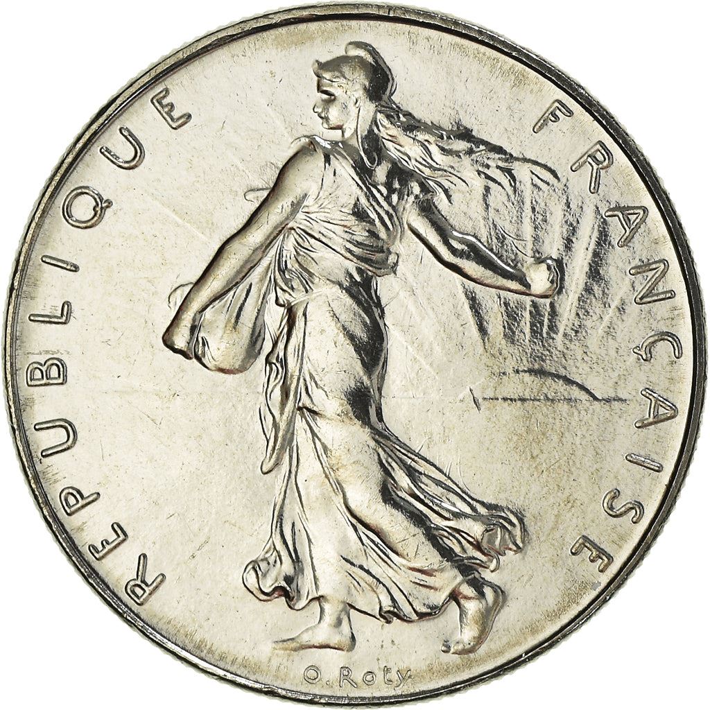 French Coin 1 Franc | Signature O. Roty | KM925.1 | France | 1959 - 2001