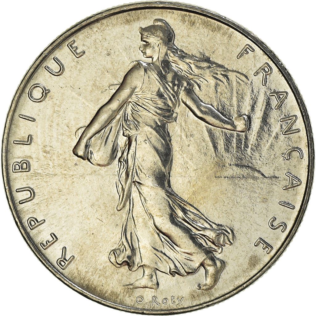 French Coin 1 Franc | Signature O. Roty | KM925.1 | France | 1959 - 2001