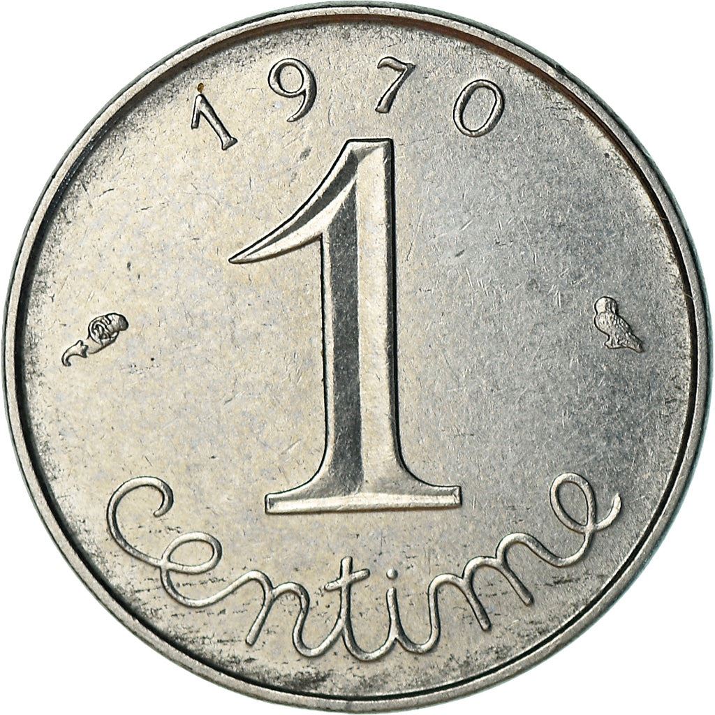 French Coin 1 Centime | KM928 | France | 1961 - 2001