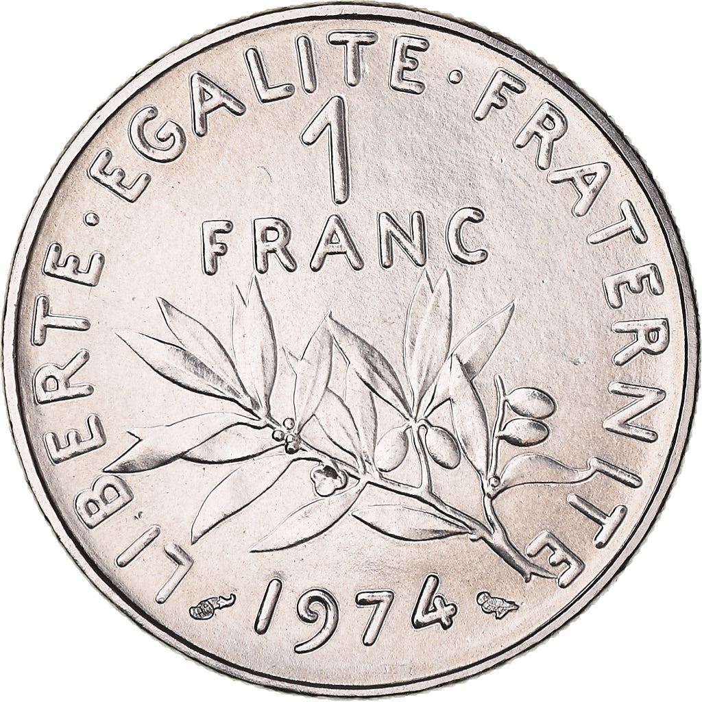 French Coin 1 Franc | Signature O. Roty | KM925.1 | France | 1959 - 2001